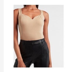 Sweetheart Neckline Thong Bodysuit